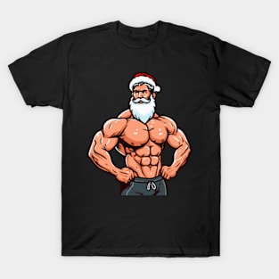 Muscular Santa Daddy T-Shirt